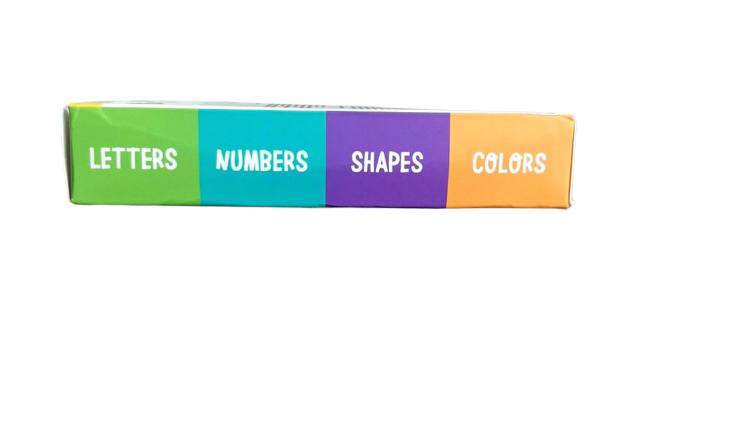 Letters, Numbers, Shapes And Colors Recognition Cards
