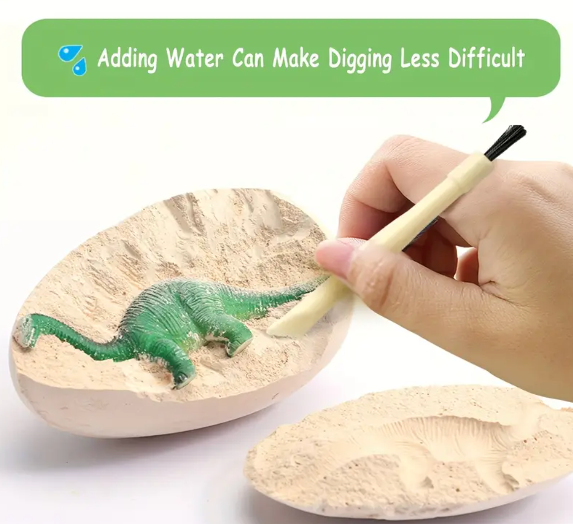 Dinosaur Eggs Excavation Dig Kit – 12 Unique Dino Eggs for Kids, Fun Excavation Toy