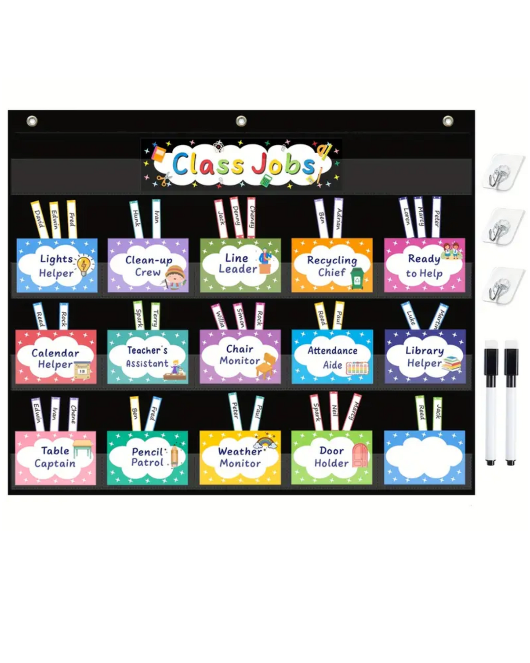 Class Jobs Pocket Chart
