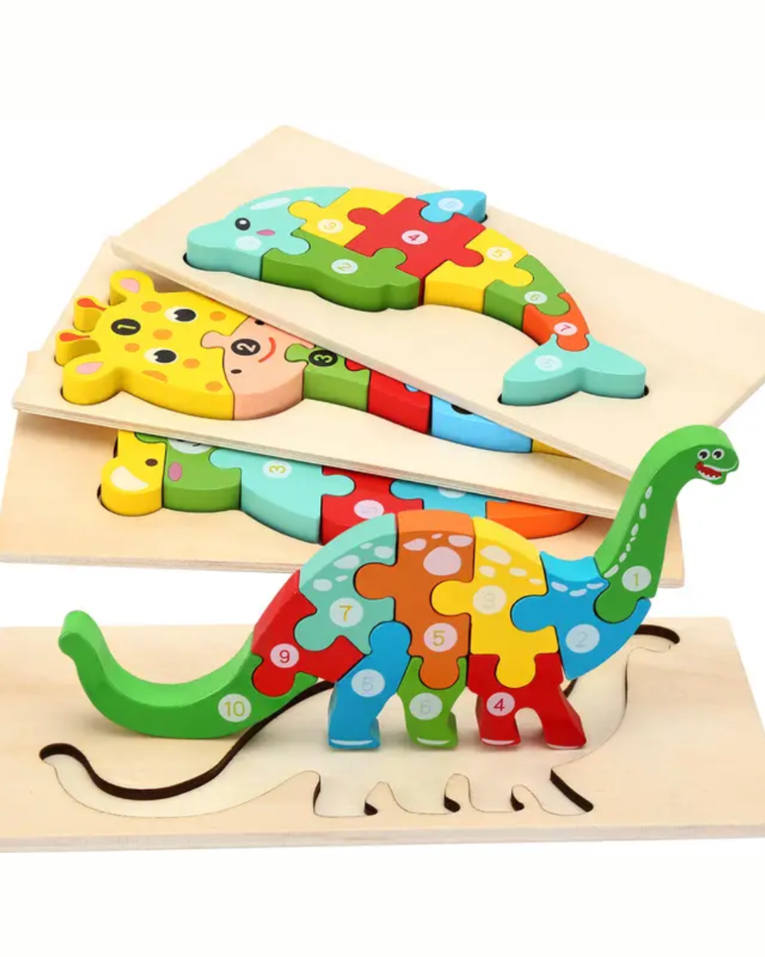 Wooden Dino Puzzle
